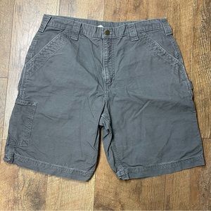 Carhartt Men’s Casual Gray Cargo Workwear Shorts Size 36